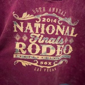 Vintage 2014 Red/Tan/Grey Las Vegas 56th Annual National Finals Rodeo, Women Sm